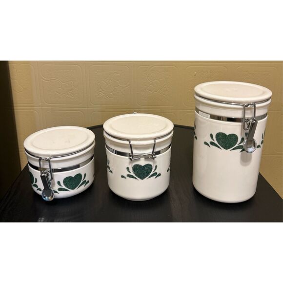 3 Piece Acrylic Canister Set - Picture 3 of 3